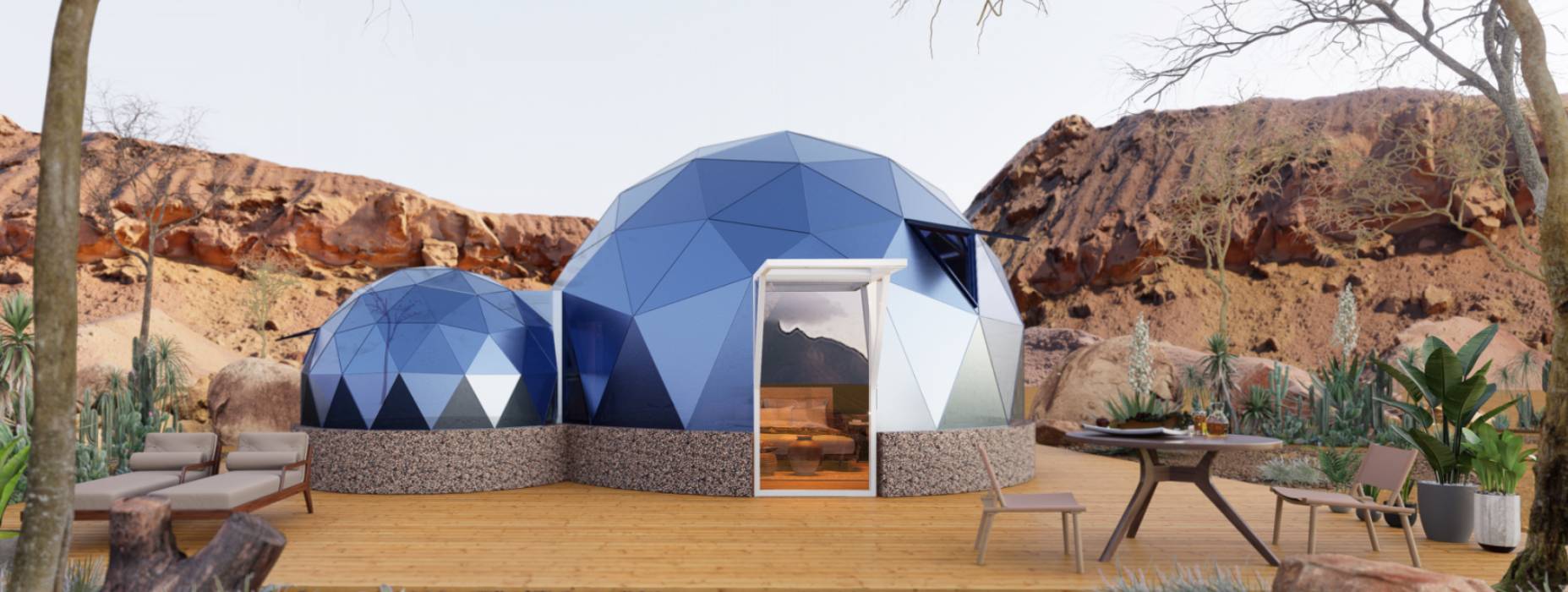 宣威市球形智能光伏玻璃星空房